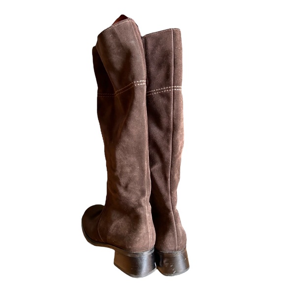 La Canadienne Passion Riding Boot Wide Leather Suede Womens Size 9 Brown - Picture 9 of 15